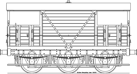 Scale drawing of CC25A