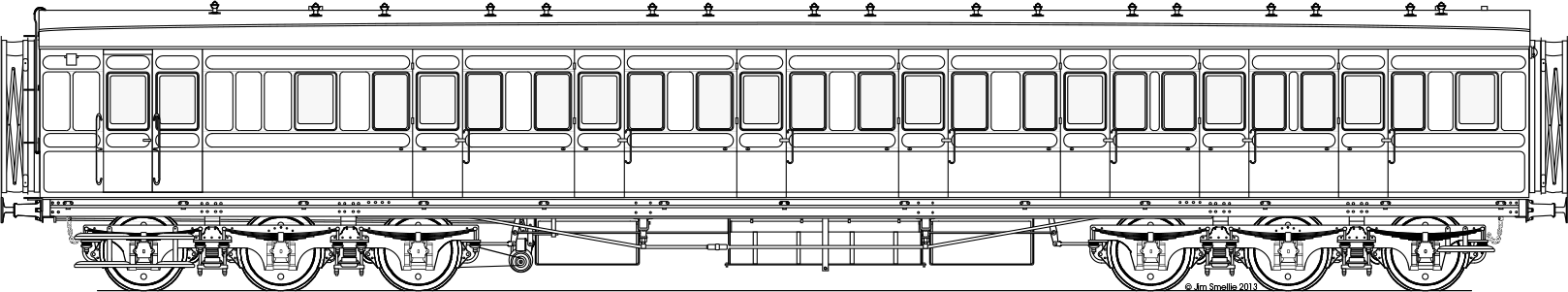 Scale drawing of D95A