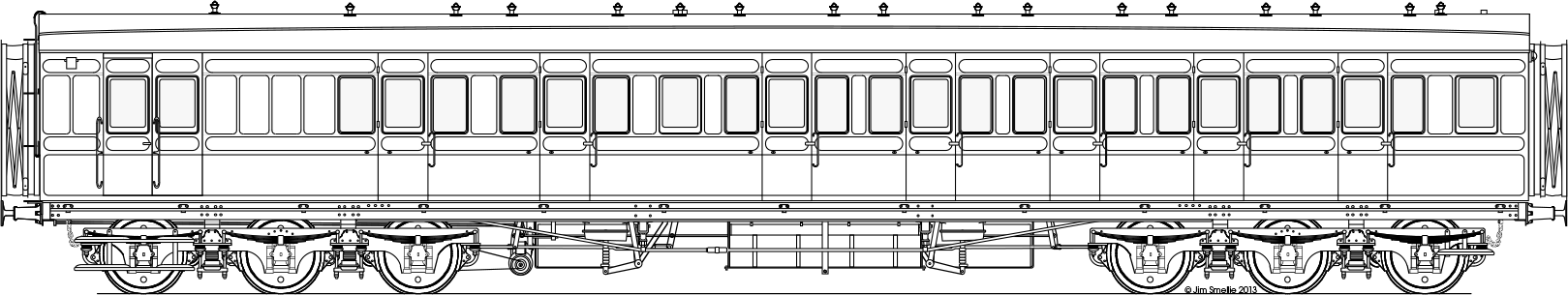 Scale drawing of D95B